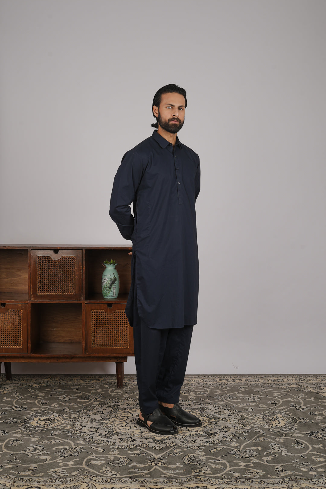 The Chancellor’s Weave – Navy Blue