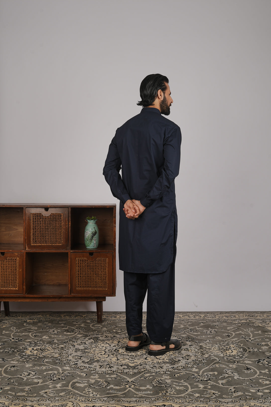 The Chancellor’s Weave – Navy Blue